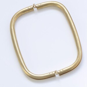 25cm 10 and 18cm 7 Pure Brass Purse Frame Cloud Style Bag Frame Pouch Bag Leather Hardware image 7