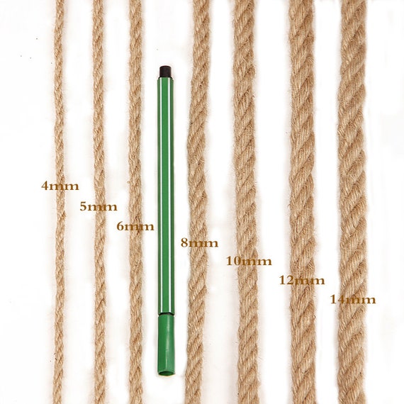Très belle corde chanvre 6mm naturelle longueur 20m