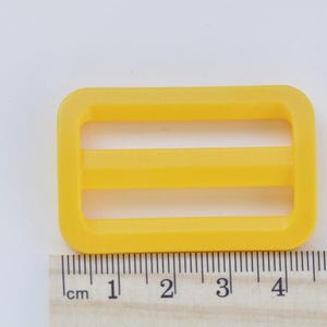 Deslizadores de correa de plástico de 38 mm, 1 unidad por paquete. Elija el color. imagen 11