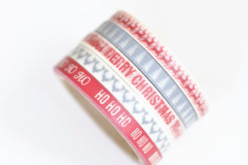 Merry Weekly update Christmas Washi Tape Product wide 6mm Scrapbooking Deco