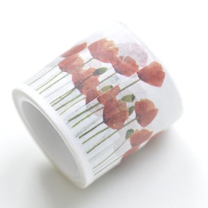 Retro Flowers Washi Tape Scrapbooking Tape 35mm x 3 Meters Roll No.12873