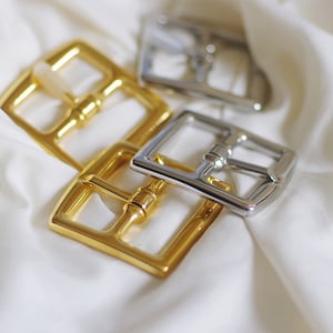Stainless Steel Buckle Leather Belt Making 45mmx 48mm