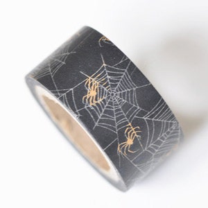 Spider Web Washi Tape/ Halloween Masking Tape 20mm Wide x 5M No.10501