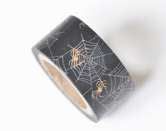 Cinta Spider Web Washi / Cinta de enmascaramiento de Halloween 20mm de ancho x 5M No.10501