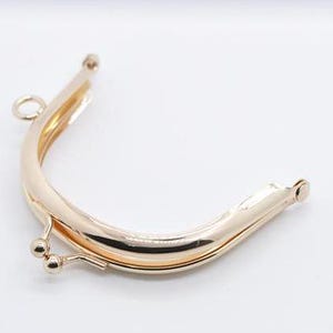 Coin Bag Purse Frame Light Gold 8.5cm （3.35“）