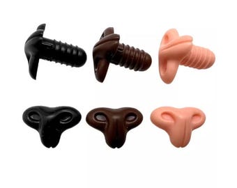 1 Piece Cat Nose/Animal Amgiurumi Safety Nose / Flesh Toy Nose/ Come With Washers Pick Color And Size