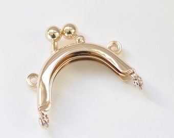 4cm Light Gold Purse Frame Mini Bag Frame 4x2.5cm