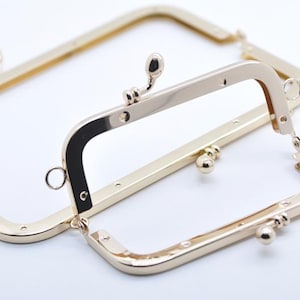 Retro L.Gold Purse Frame With Screws Various Size 10cm/12.5cm/15cm/18cm/20.5cm Pick Size
