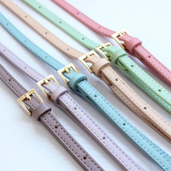 9mm Width Leather Shoulder Handbag Strap Adjustable 107-125cm