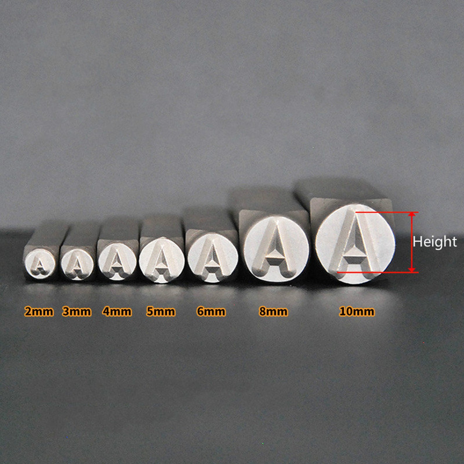 Size 2mm/3mm/4mm/5mm/6mm/8mm/10mm Alloy Steel Letters and Etsy Australia