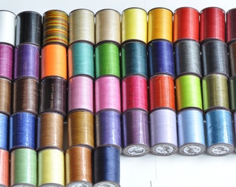 Round Waxed Polyester Thread Leather Craft Hand Sewing Essential Width 0.35mm/0.45mm/0.55mm/0.65mm/0.8mm--Pick Width And Color