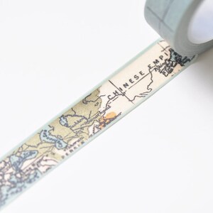 Buy World Map Washi Tape Nautical Map 15mm Wide X 10 Meters No.11055 ...