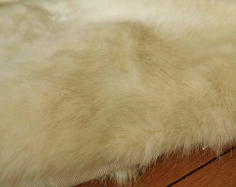 58cm x 48cm Beige Fabric 25mm Pile Soft Fabric For Teddy Bear Making