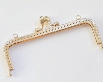 Light Gold Purse Frame Wedding Purse Frame 3"/4"/5"/6"/7"/8"