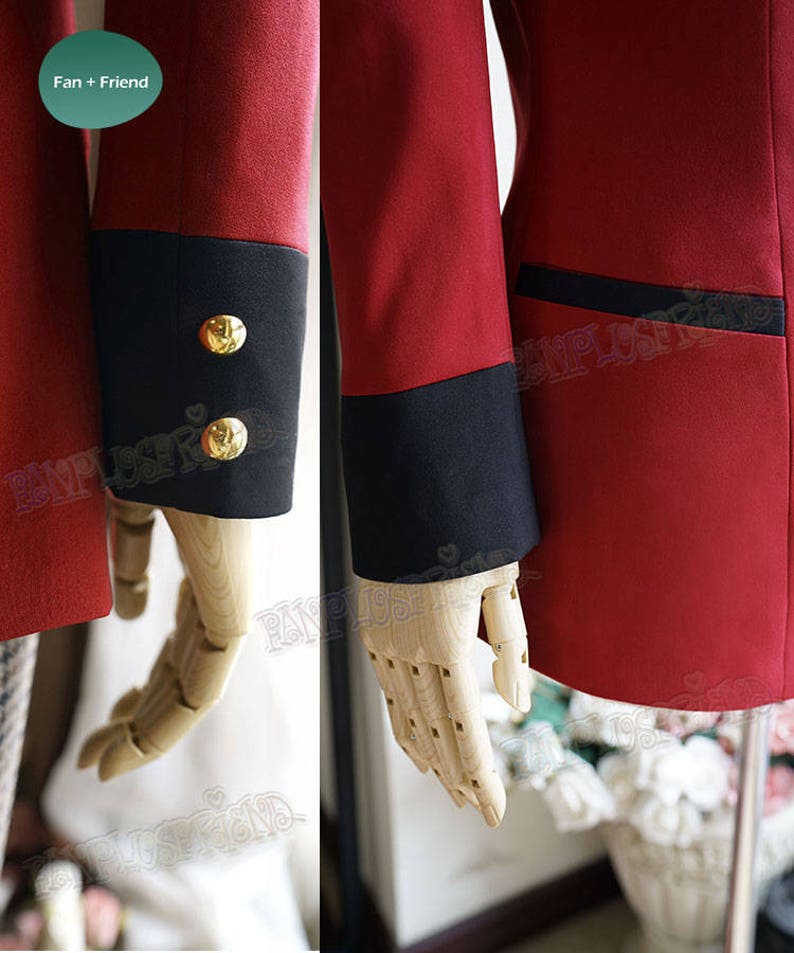 Kakegurui Cosplay Kaede Manyuda School Uniform Kostuum Set afbeelding 6