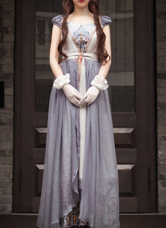 empire waist vintage dress