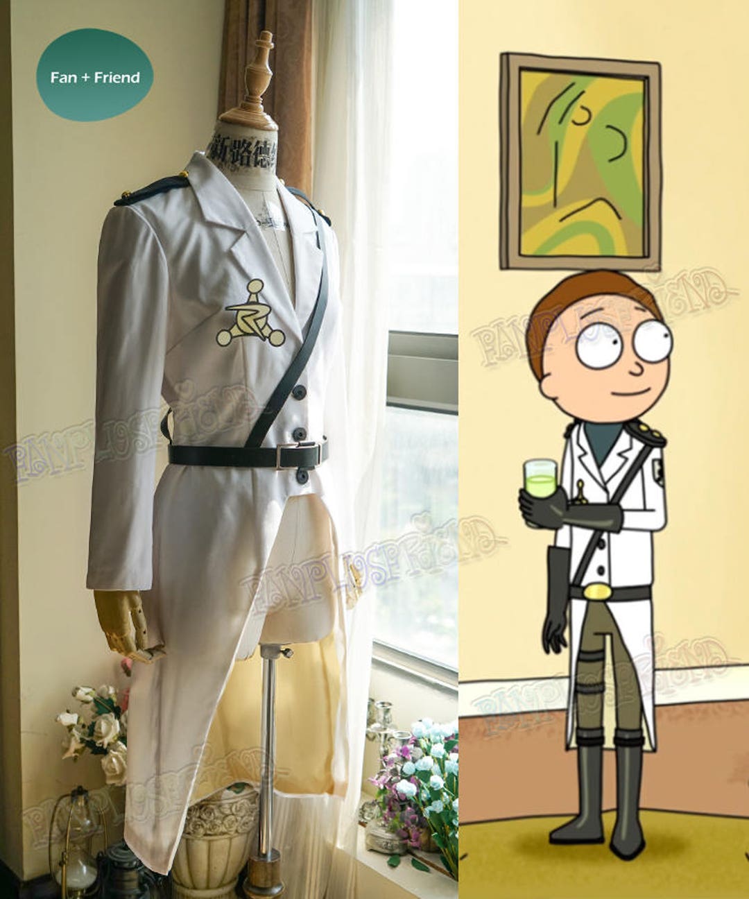 Rick and Morty TV Series Cosplay Morty Smith Uniform Jacket - Etsy