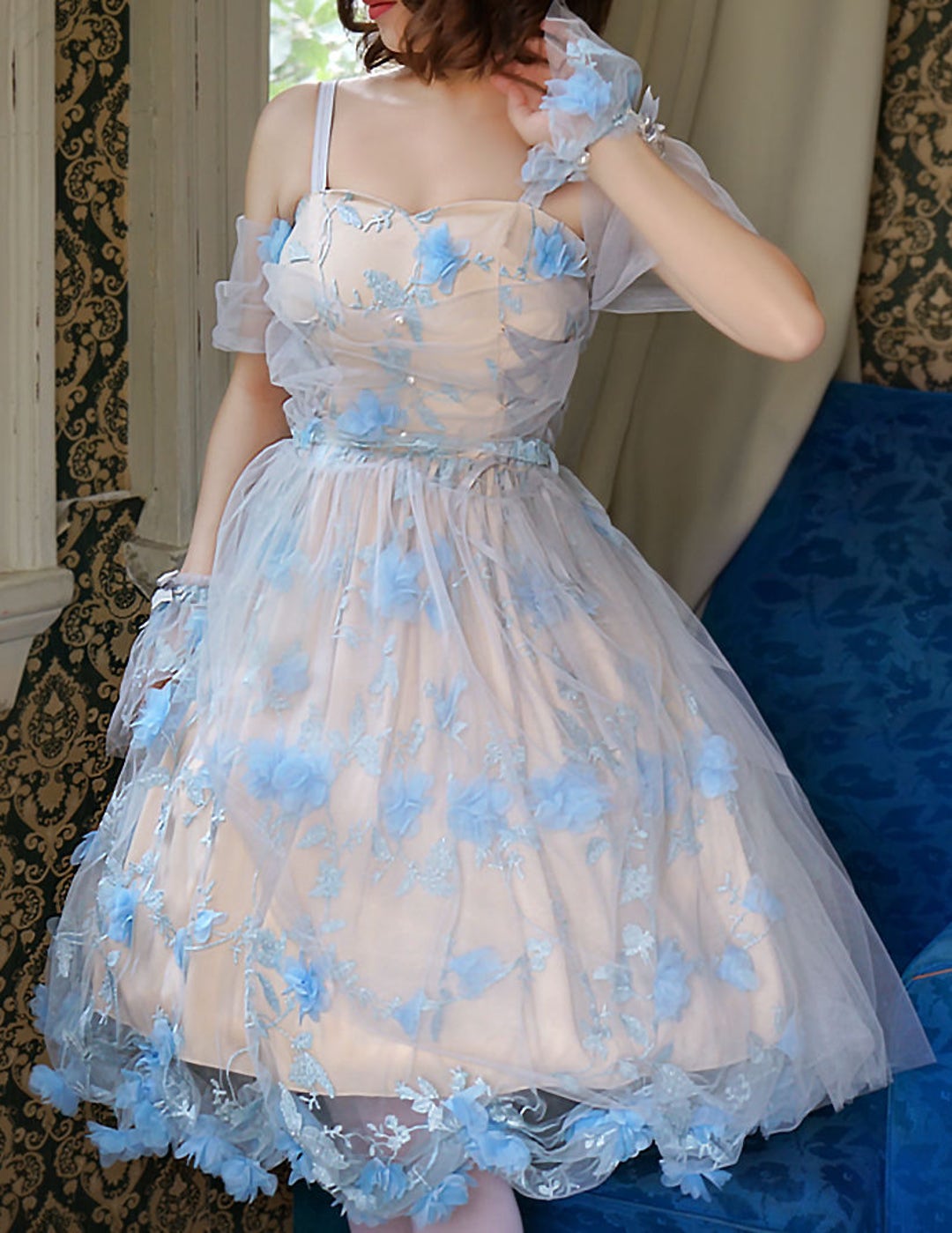 Lolita Fairy Midi Dress Summer Jumper Dress Ball Dress - Etsy