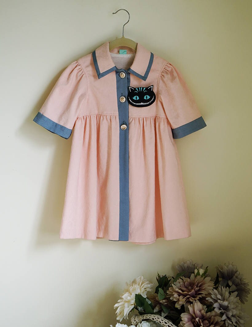 Cute Lolita Kids Pink Dress Children Ivory Spring Coat | Etsy