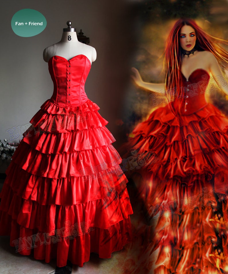 Maria Padilha do Inferno Star Pomba Gira Costume Red Corset Etsy España Maria Padilha do Inferno Star Pomba Gira Costume Red Corset Etsy España