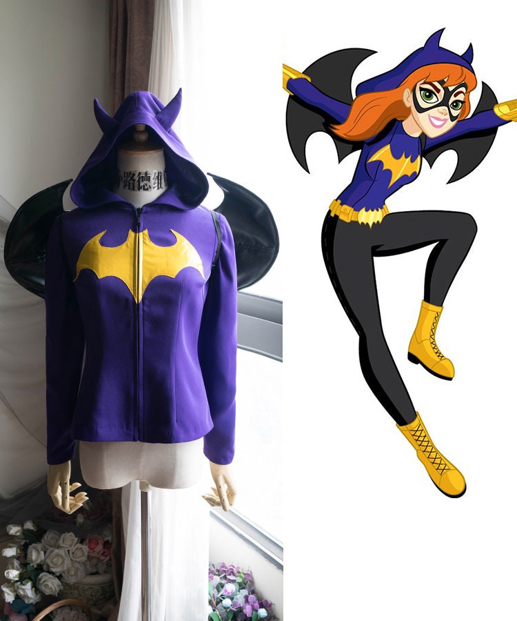 Batgirl Cosplay Hoodie Costume - Etsy Finland