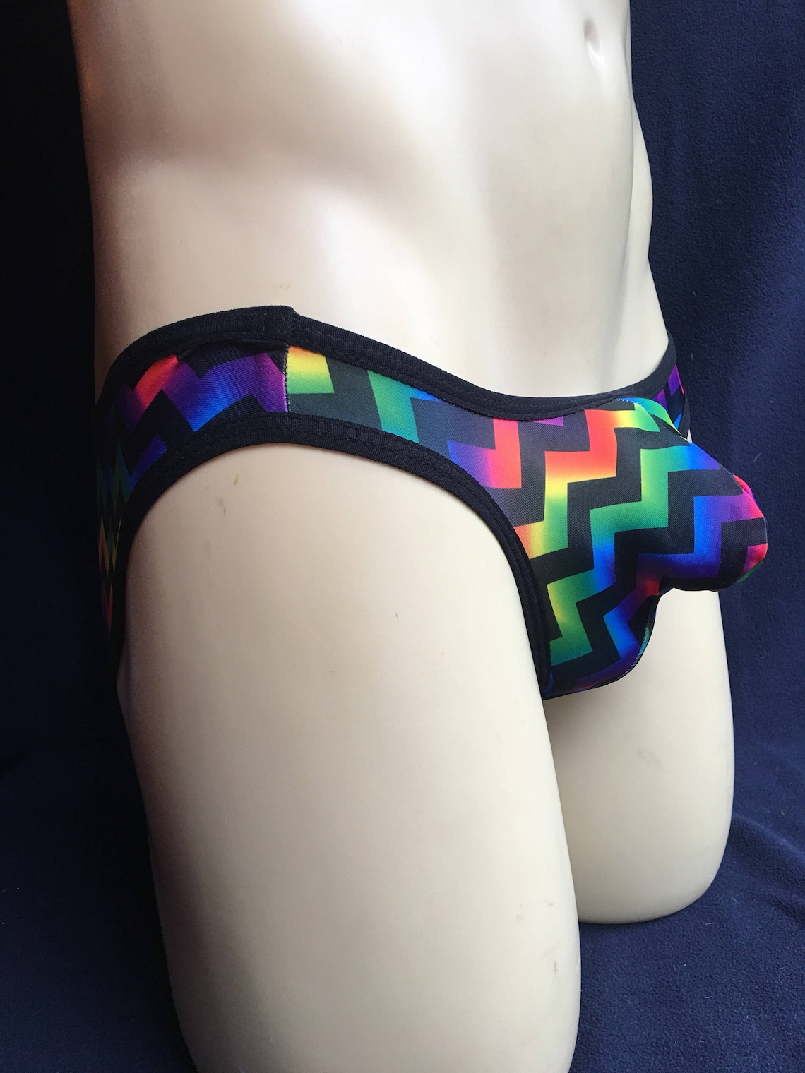 Sexy Rainbow Men Male Briefs Underwear Comfortable Stretchy Etsy