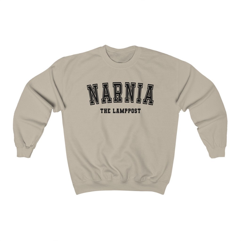 Narnia The Lamppost Unisex Crewneck Sweatshirt The Lamppost Sweatshirt The Book Hooligan Narnia Sweatshirt