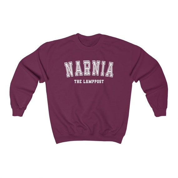 Narnia The Lamppost Unisex Crewneck Sweatshirt The Lamppost Sweatshirt The Book Hooligan Narnia Sweatshirt