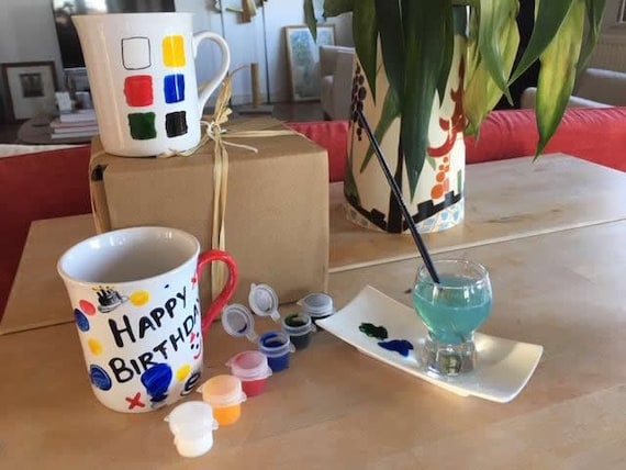 paint your own mug kit