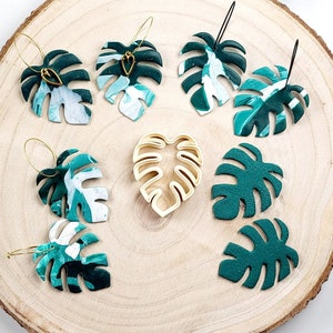 Emporte-pièce en argile MOIKO - feuille de monstera