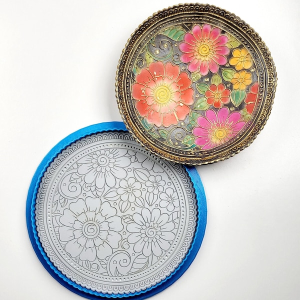 MOIKO textura XL - cuenco de flores