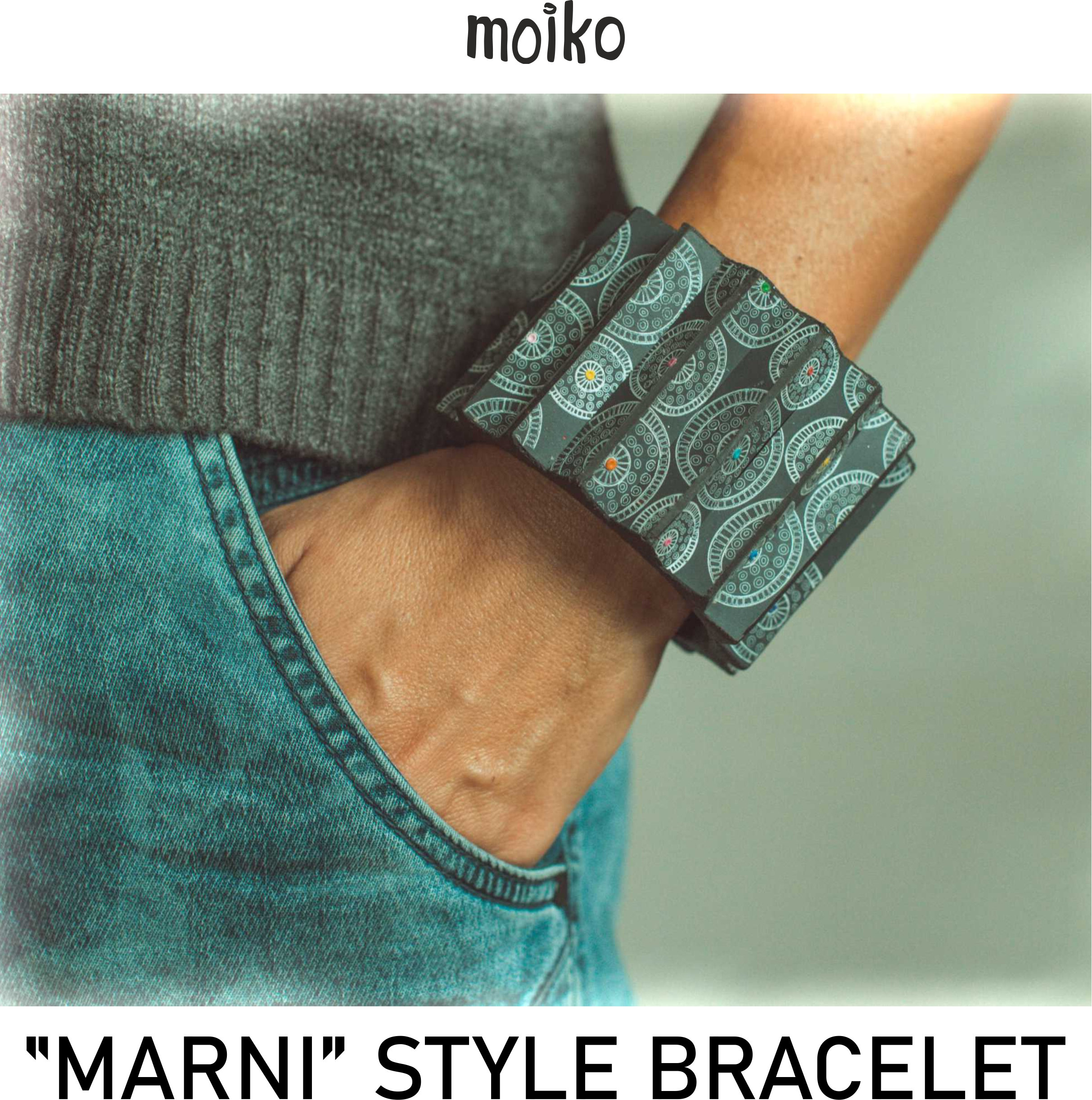 ブレスレット Marni Bracelet Mixed link chain bracelet with jewelled rings | Marni