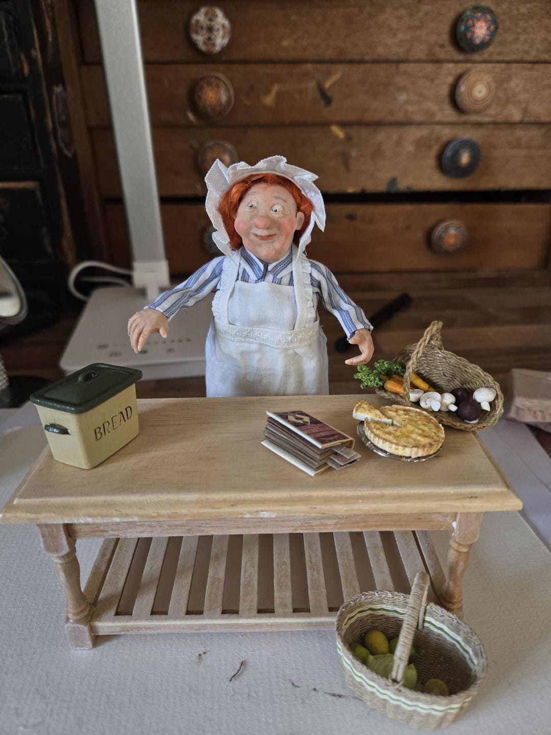 12th Scale Hand Sculpted Character of Cook Ready for Any Kitchen by ...