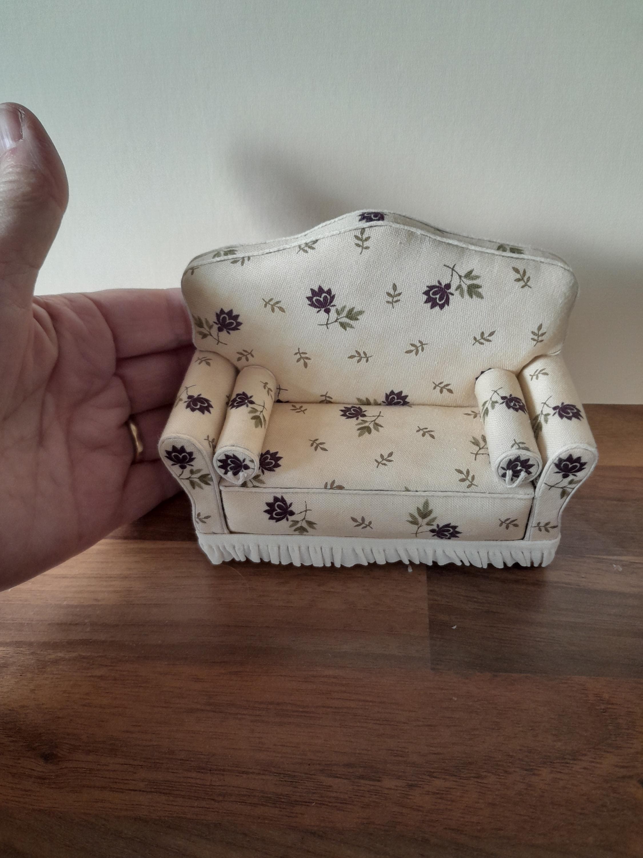 12th scale super sweet sofa for grandma hand made by J Lucas