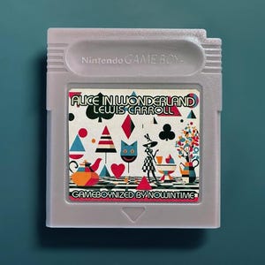 Custom Game Boy Cartridge with Books and Literature Classics – Perfect Gift for Retro Gamers and Book Lovers – Multiple Languages