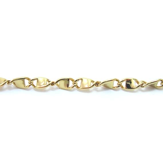 Singapore Twist 18kt Goldlayered Chainbytheinch Custom Etsy