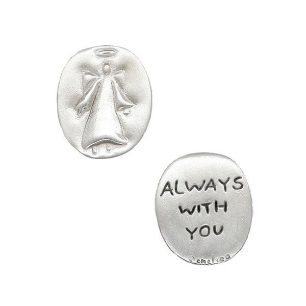 Handmade Pewter Pocket Token - ALWAYS WITH YOU - Dog Cat Horse Angels