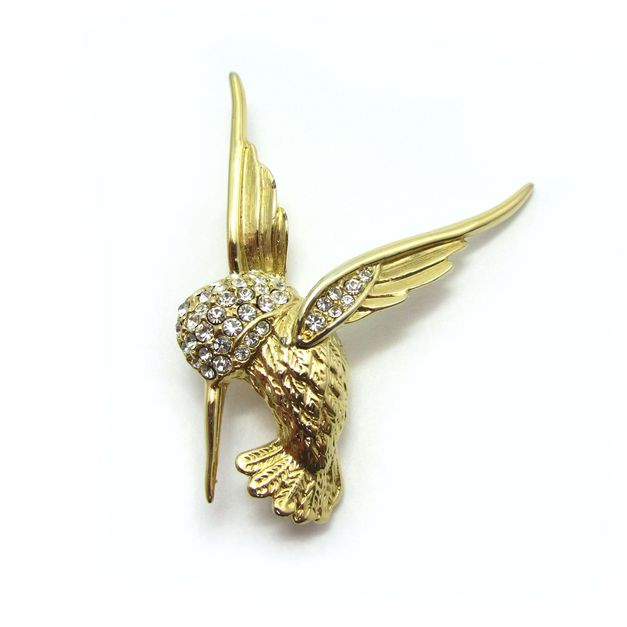 Vintage 2024 hummingbird brooch