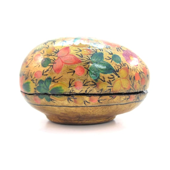 Vintage Kashmiri Trinket Box - Ca 1960 Vintage Kashmiri Trinket Box - Ca 1960