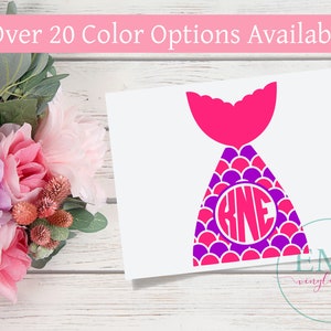 Mermaid decal - Mermaid tail decal - Mermaid scale decal - Mermaid water bottle decal - Decals for water bottles - Stickers for bottles