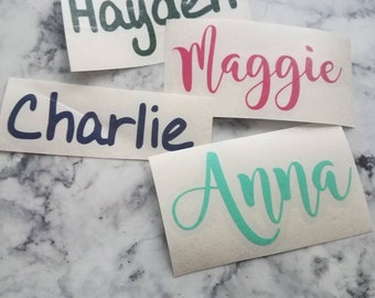 Name Decal, Personalized Name Decal, Yeti Decal, Car Decal, Yeti Name Decal, Personalized Name Decal, Phone Decal, Name Sticker