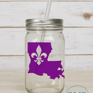 Louisiana Fleur-de-Lis Sticker – Southern Pride Vinyl Decal for Cars, Tumblers, Laptops, Yeti, Coolers & More