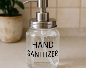 Hand Sanitizer Decal | Vinyl Bottle Decal | Cute Hand Sanitizer Sticker | Tumbler Accessory | Gift for Her