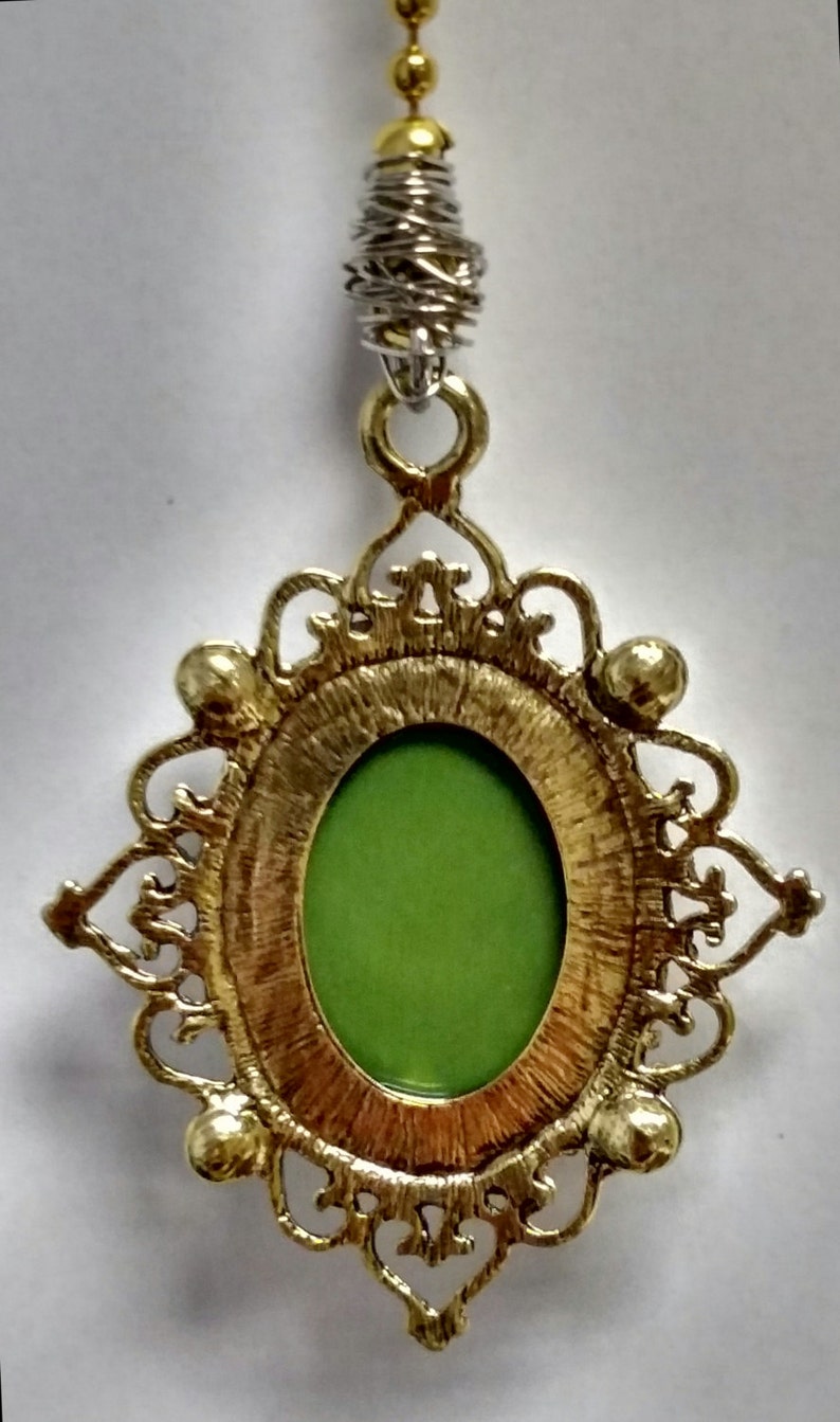 Jade Pull Chain Vintage Gold Chain Ceiling Fan Pull Chain Light Chain Home Decor