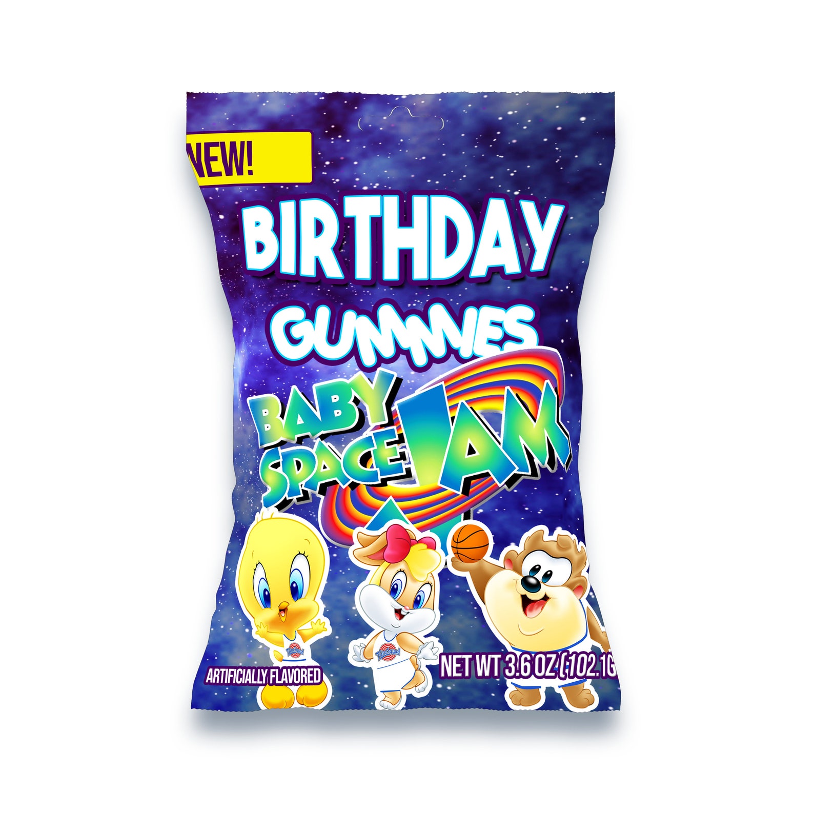 Baby Space Jam themed Gummies Etsy