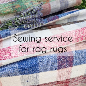 Sewing SERVICE for rag rugs
