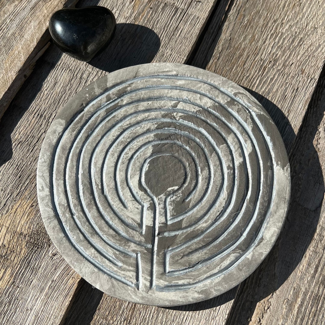 Finger Labyrinth for Meditation / Prayer / Mindfulness Marbled - Etsy