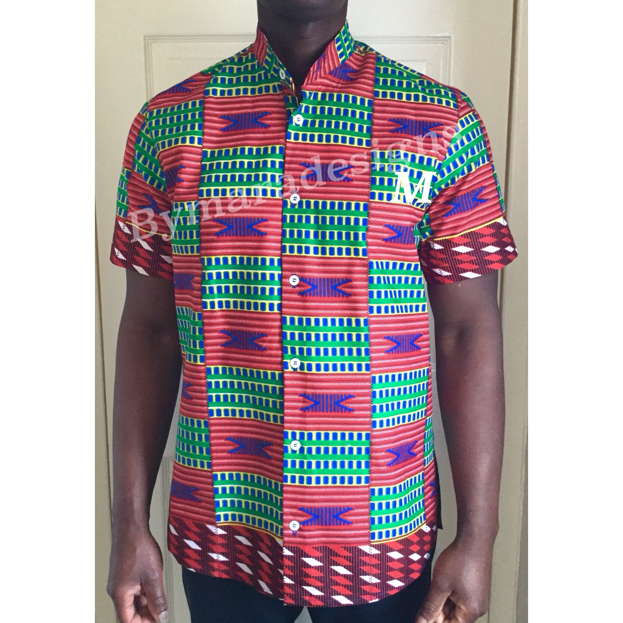 African man shirt, short sleeve, korean collar. African fabric,wax print. African African African man shirt, short sleeve, korean collar. African fabric,wax print. 7efb02