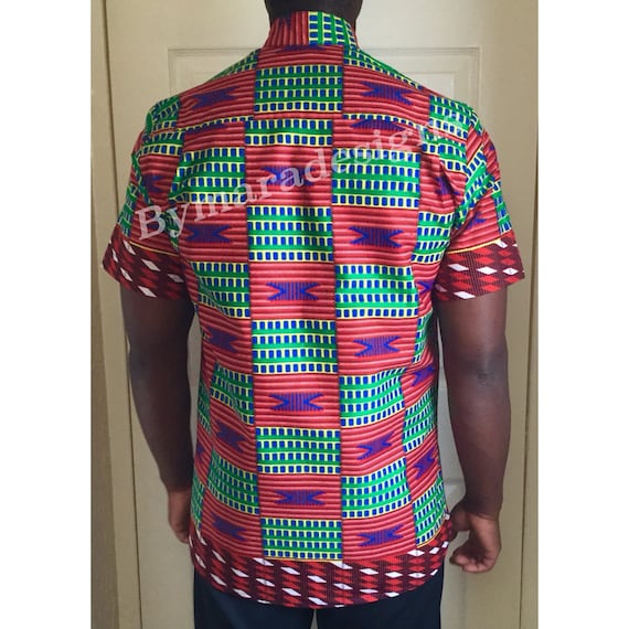 African African African man shirt, short sleeve, korean collar. African fabric,wax print. 7efb02 African African African man shirt, short sleeve, korean collar. African fabric,wax print. 7efb02