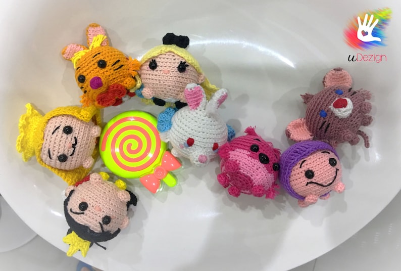Tsum Tsum White Rabbit Pattern